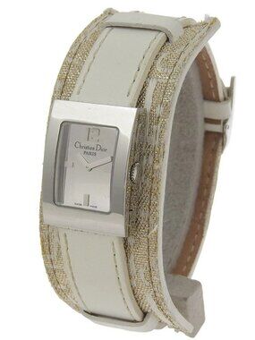 Dior Maris Watches D78-109 SilverDial Stainless Steel/Sima leather Quartz ...